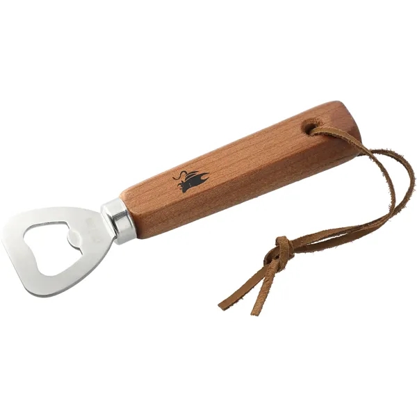 0.63" x 5.51" x 1.58" bottle opener with a wrist strap... from ASI 66887 PCNA / Leeds