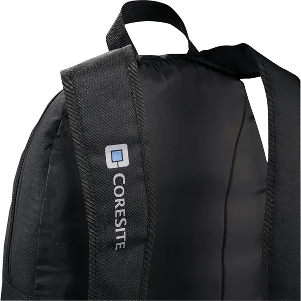 12.5" x 18" x 6" backpack w/ zippered main compartment, front... from ASI 66887 PCNA / Leed’s