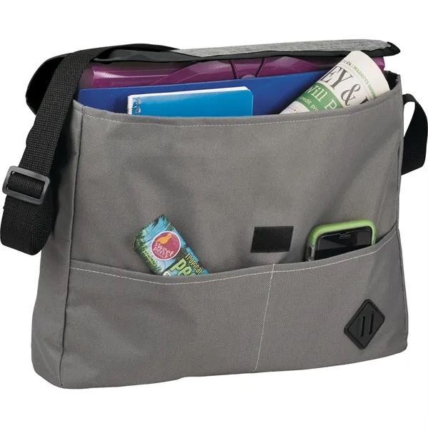 2.2" x 11" x 15" messenger bag with extra pockets... from ASI 66887 PCNA / Leeds