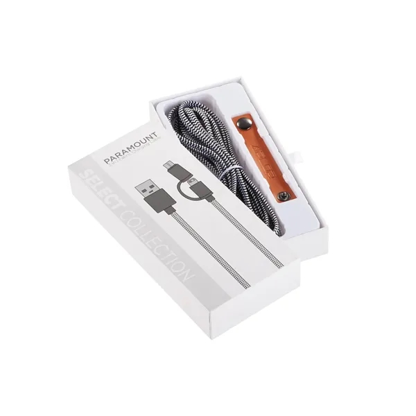 110"L charging cable with a 2-in-1 adapter... from ASI 66887 PCNA / Leeds