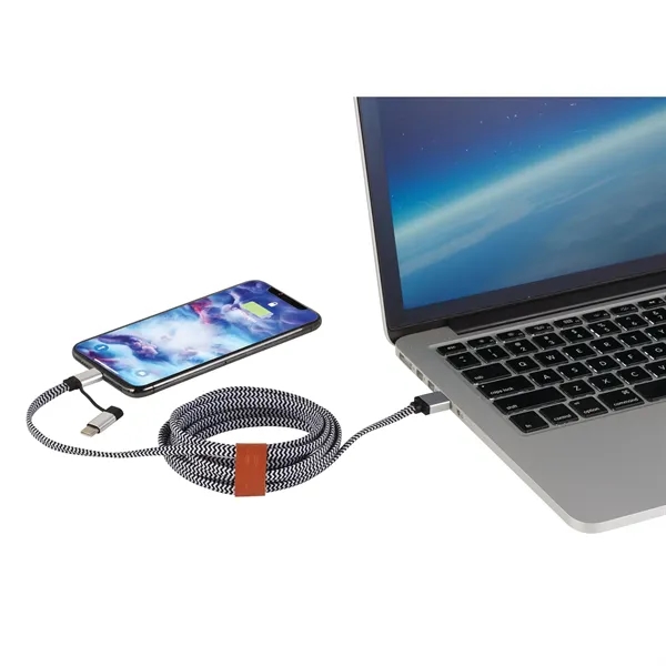 110"L charging cable with a 2-in-1 adapter... from ASI 66887 PCNA / Leeds