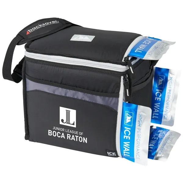 24-can cooler with four removable, reusable ice packs.... from ASI 66887 PCNA / Leeds