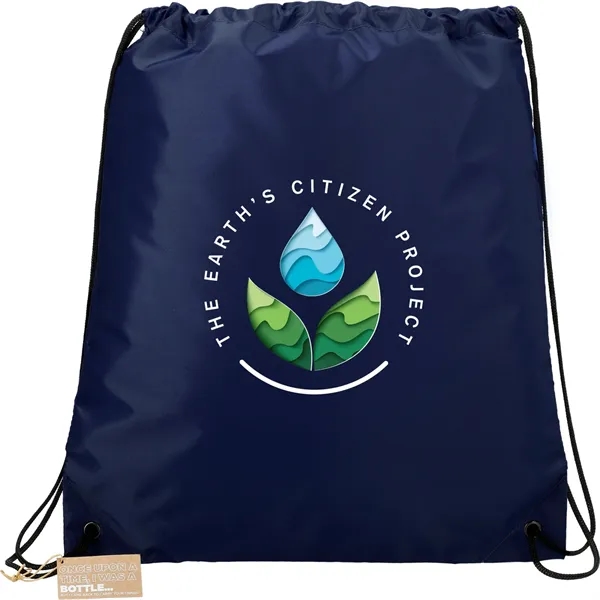 16.5" x 14.25" drawstring bag made of 100% recycled polyester.... from ASI 66887 PCNA / Bullet