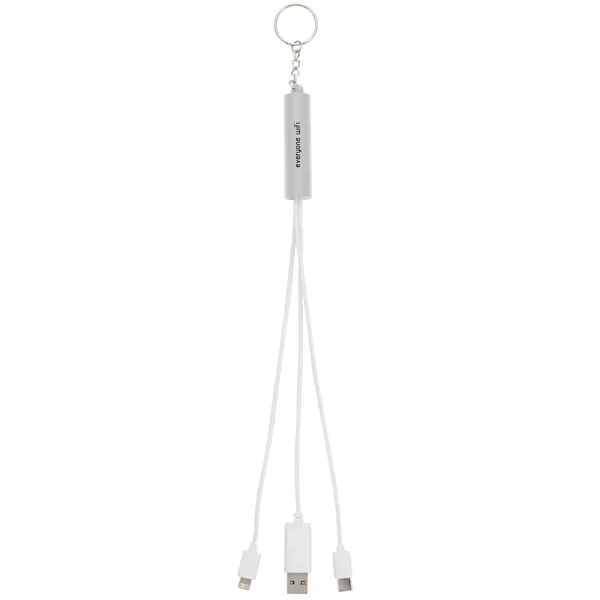 5-in-1 charging cables with  light up logo.... from ASI 66887 PCNA / Bullet