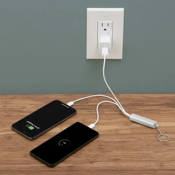 5-in-1 charging cables with  light up logo.... from ASI 66887 PCNA / Bullet