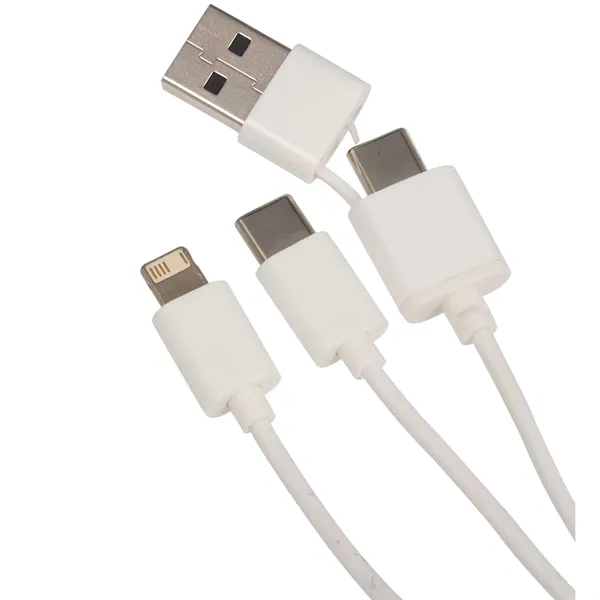 5-in-1 charging cables with  light up logo.... from ASI 66887 PCNA / Bullet
