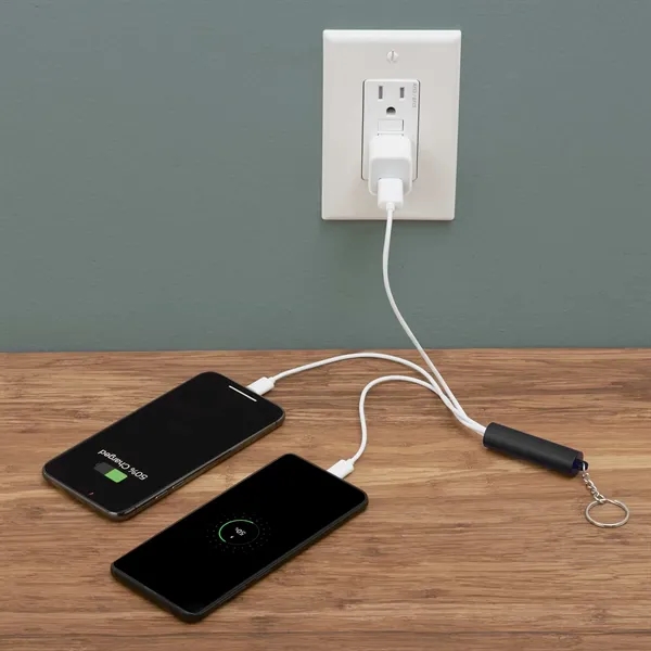 5-in-1 charging cables with  light up logo.... from ASI 66887 PCNA / Bullet