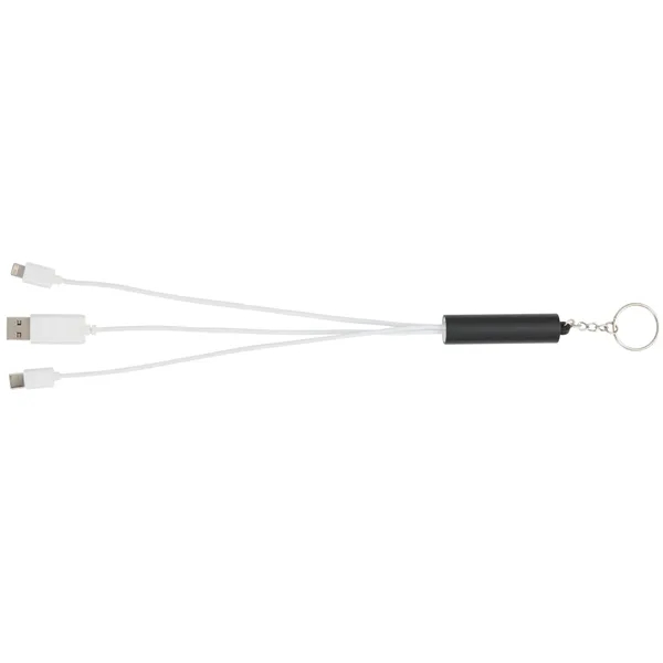 5-in-1 charging cables with  light up logo.... from ASI 66887 PCNA / Bullet