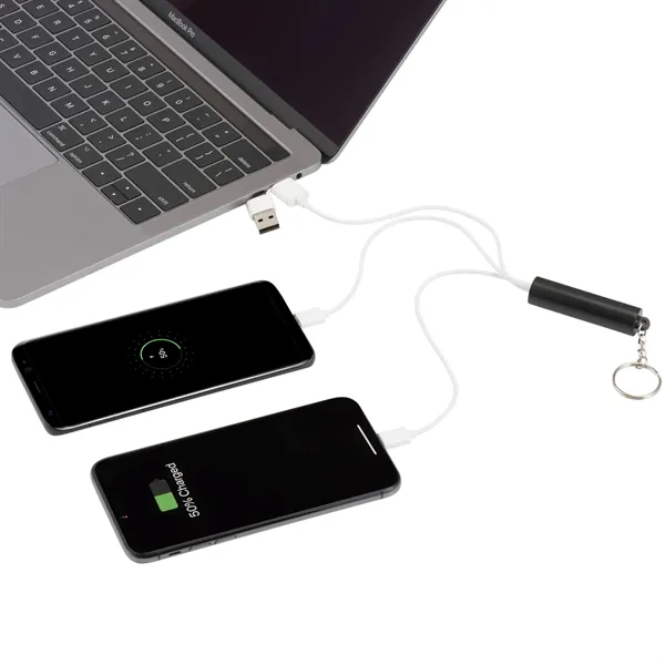 5-in-1 charging cables with  light up logo.... from ASI 66887 PCNA / Bullet