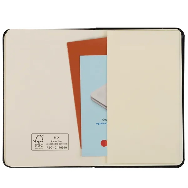 3.5" x 5" pocket bound journal with elastic closure, expandable accordion... from ASI 66887 PCNA / Leeds