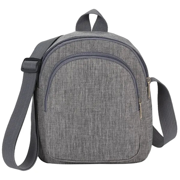3.5" x 8" x 7" crossbody backpack... from ASI 66887 PCNA / Bullet