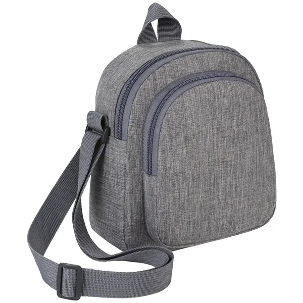 3.5" x 8" x 7" crossbody backpack... from ASI 66887 PCNA / Bullet