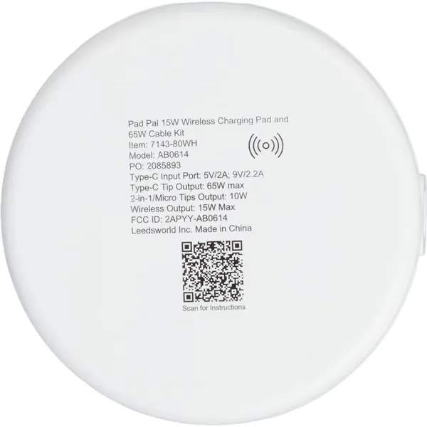 Pad Pal 15W Wireless Charging Pad and 65W Cable Ki... from ASI 66887 PCNA / Leeds
