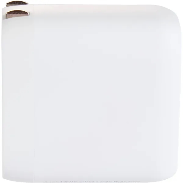 UL Listed 20W Dual USB A and C Wall Charger... from ASI 66887 PCNA / Leeds