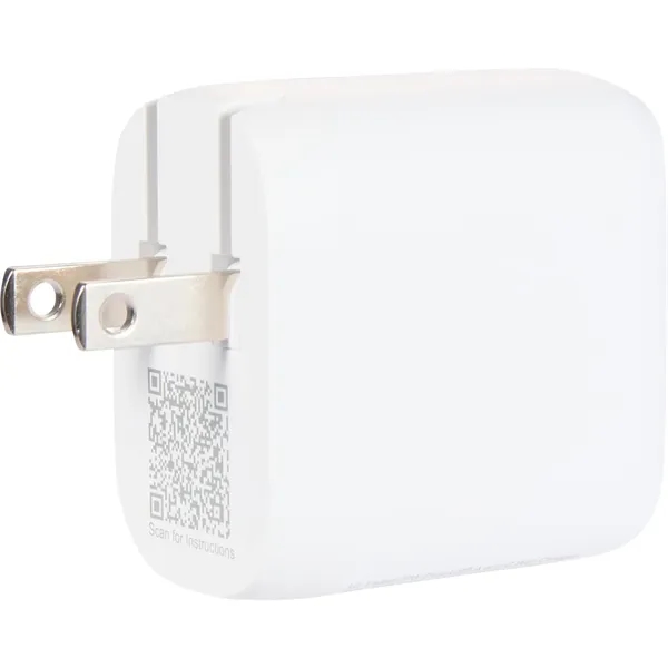 UL Listed 20W Dual USB A and C Wall Charger... from ASI 66887 PCNA / Leeds