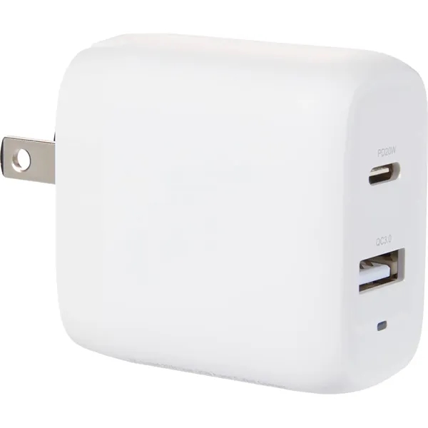 UL Listed 20W Dual USB A and C Wall Charger... from ASI 66887 PCNA / Leeds