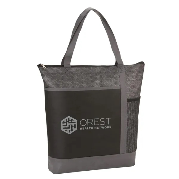 4.5" x 16" x 16" non-woven convention tote bag with zippered... from ASI 66887 PCNA / Bullet