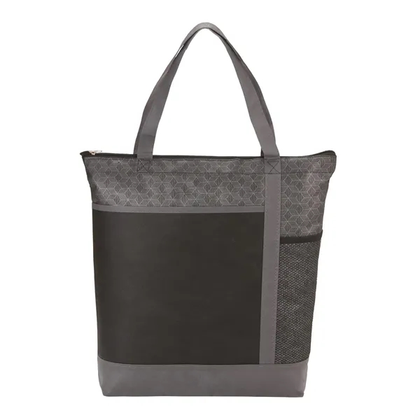 4.5" x 16" x 16" non-woven convention tote bag with zippered... from ASI 66887 PCNA / Bullet