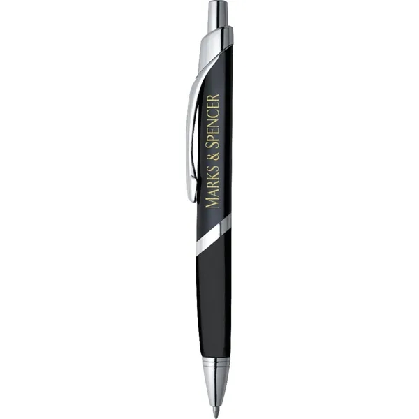 Triangular shaped ballpoint pen with chrome trim.... from ASI 66887 PCNA / Bullet