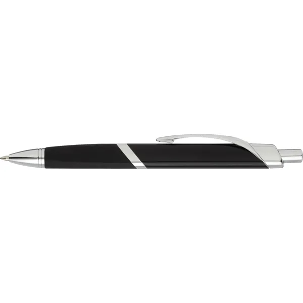 Triangular shaped ballpoint pen with chrome trim.... from ASI 66887 PCNA / Bullet