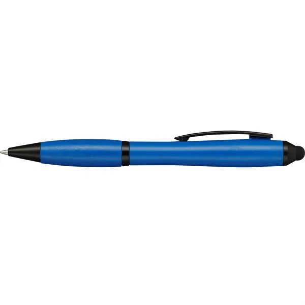 Twist action ballpoint pen with black ink, stylus and 40% wheat... from ASI 66887 PCNA / Bullet