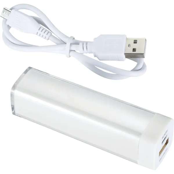 2200mAH power bank with a rechargeable lithium ion Grade A battery.... from ASI 66887 PCNA / Bullet