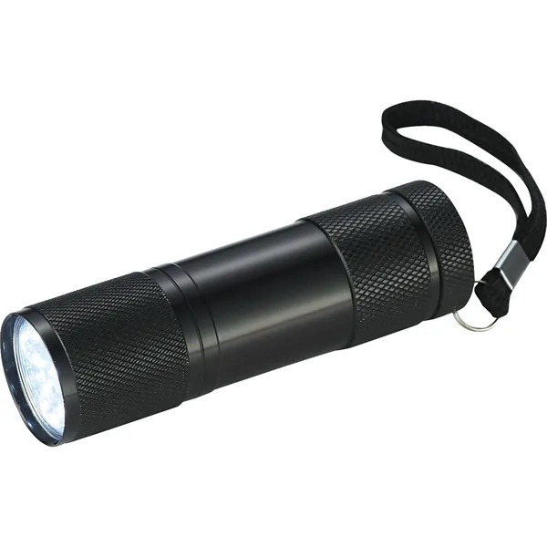 Flashlight with 9 LED lights, carry strap and batteries.... from ASI 66887 PCNA / Leeds