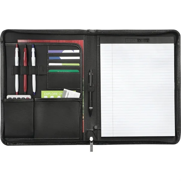Zippered padfolio with writing pad and gift box.... from ASI 66887 PCNA / Leeds