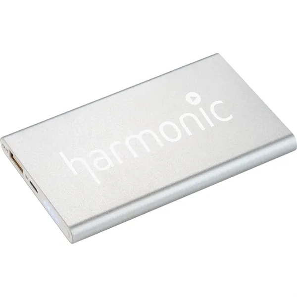 4,000mAh power bank with a rechargeable lithium polymer Grade A battery.... from ASI 66887 PCNA / Bullet