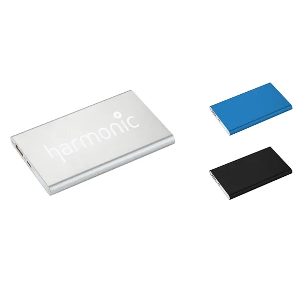 4,000mAh power bank with a rechargeable lithium polymer Grade A battery.... from ASI 66887 PCNA / Bullet