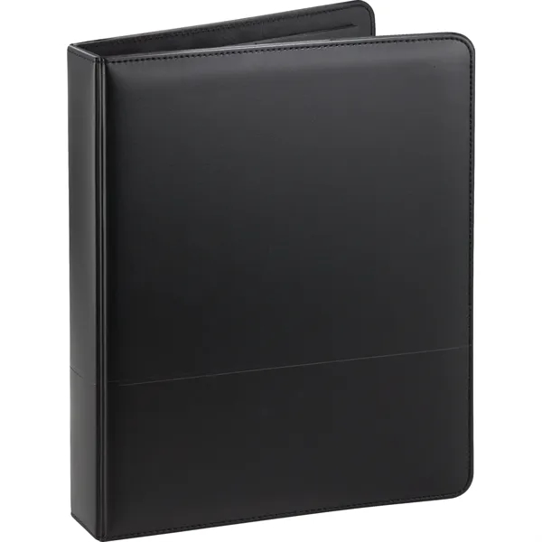 Pad folio with 1" metal 3-ringbinder with notepad, flap pocket and... from ASI 66887 PCNA / Bullet