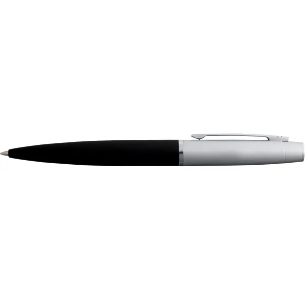 Twist-action ballpoint pen with black ink and rubber coated bottom barrel.... from ASI 66887 PCNA / Leeds