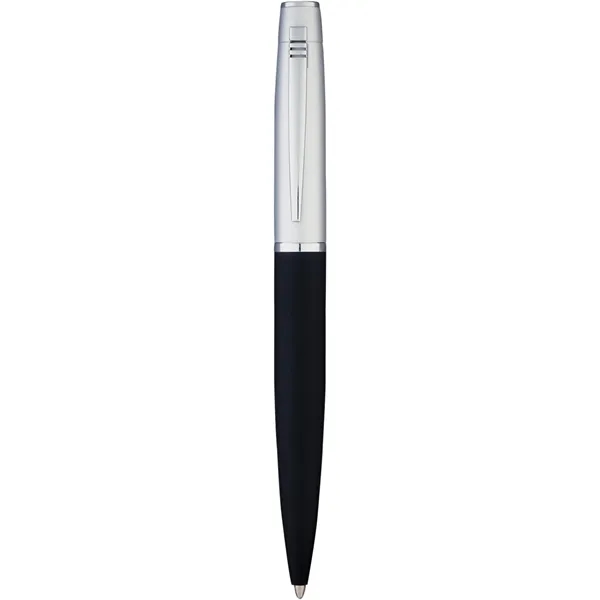 Twist-action ballpoint pen with black ink and rubber coated bottom barrel.... from ASI 66887 PCNA / Leeds