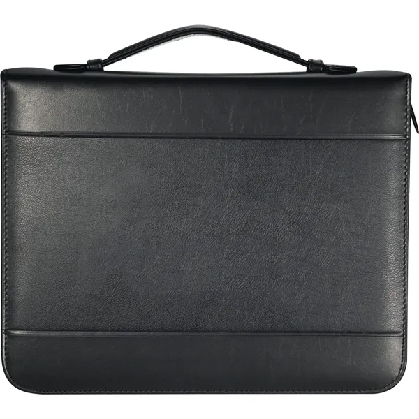 Zippered portfolio with writing pad, pen loop, two document pockets, business... from ASI 66887 PCNA / Leeds