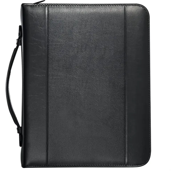 Zippered portfolio with writing pad, pen loop, two document pockets, business... from ASI 66887 PCNA / Leeds