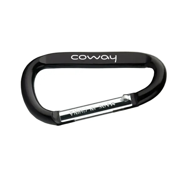 Carabiner clip with retractable hinge and split key ring.... from ASI 52710 Lincoln Line