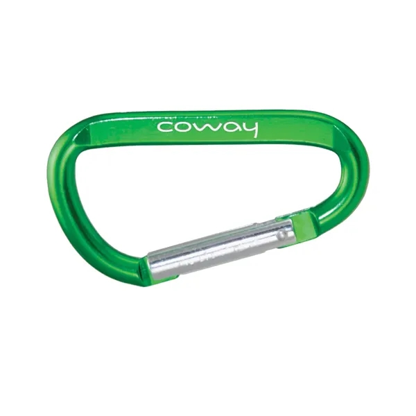 Carabiner clip with retractable hinge and split key ring.... from ASI 52710 Lincoln Line