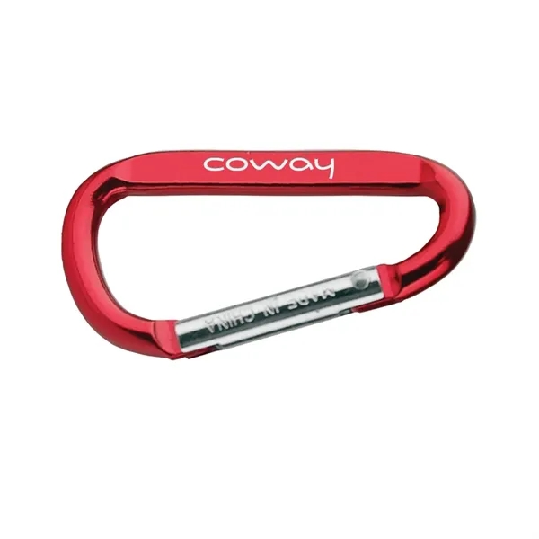Carabiner clip with retractable hinge and split key ring.... from ASI 52710 Lincoln Line