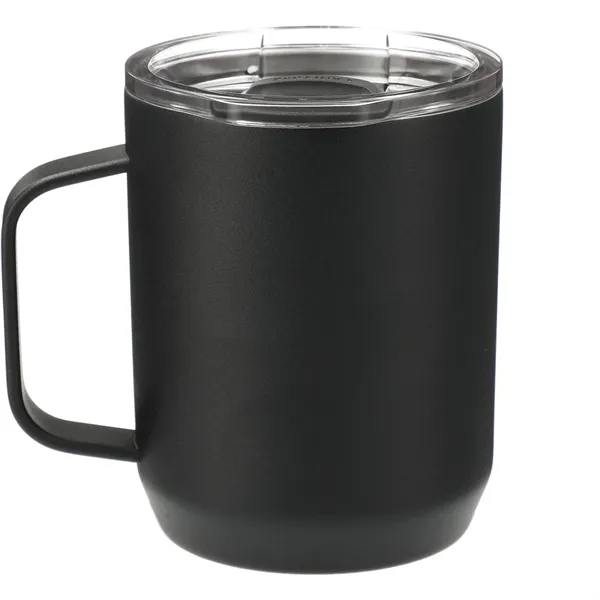 12 oz. camping mug with copper vacuum insulation, powder coated finish... from ASI 66887 PCNA / Leeds