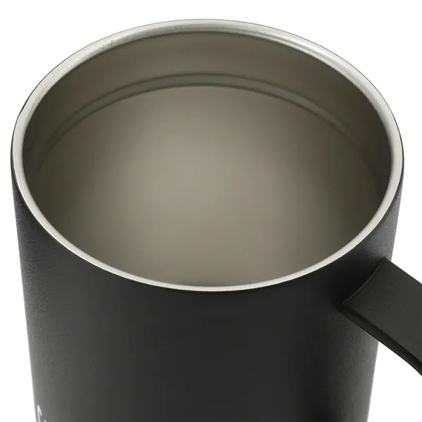 12 oz. camping mug with copper vacuum insulation, powder coated finish... from ASI 66887 PCNA / Leeds