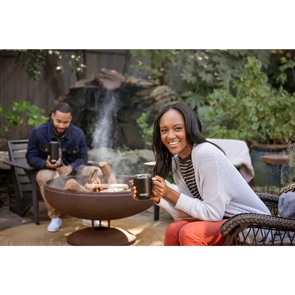 12 oz. camping mug with copper vacuum insulation, powder coated finish... from ASI 66887 PCNA / Leeds