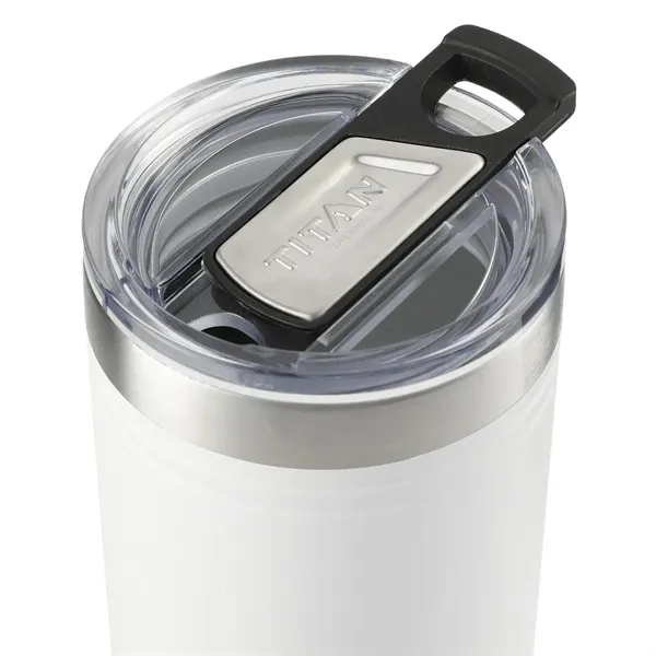 12 oz. double-wall stainless steel vacuum tumbler with push-on lid with... from ASI 66887 PCNA / Leed’s
