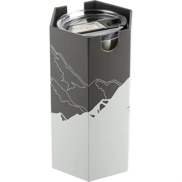 12 oz. double-wall stainless steel vacuum tumbler with push-on lid with... from ASI 66887 PCNA / Leed’s