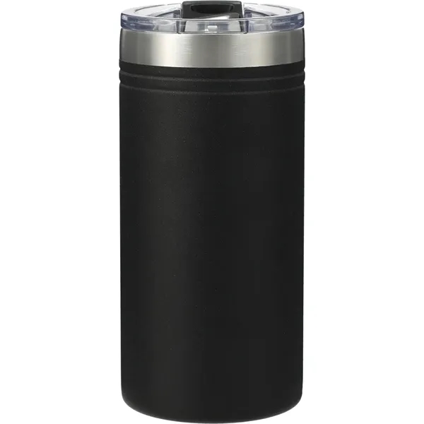 12 oz. double-wall stainless steel vacuum tumbler with push-on lid with... from ASI 66887 PCNA / Leed’s