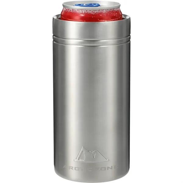 12 oz. double-wall stainless steel vacuum tumbler with push-on lid with... from ASI 66887 PCNA / Leed’s