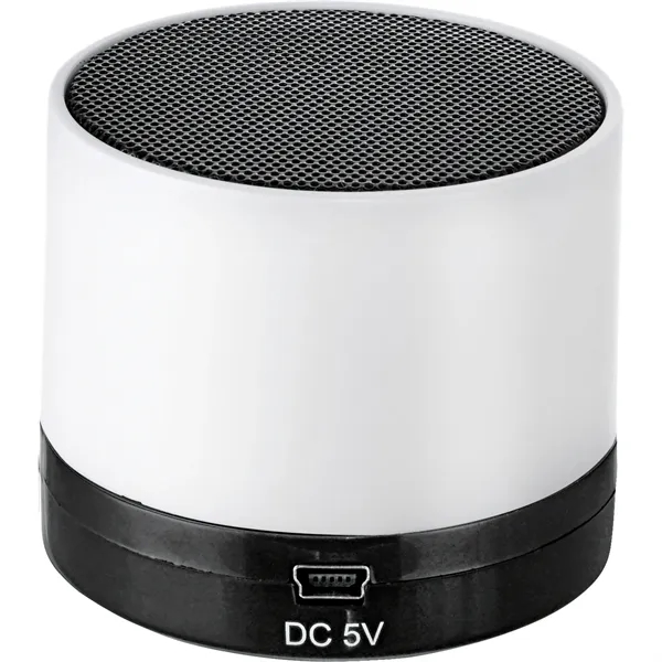 Cylindrical shaped Bluetooth speaker with built-in microphone and Micro USB charging... from ASI 66887 PCNA / Bullet