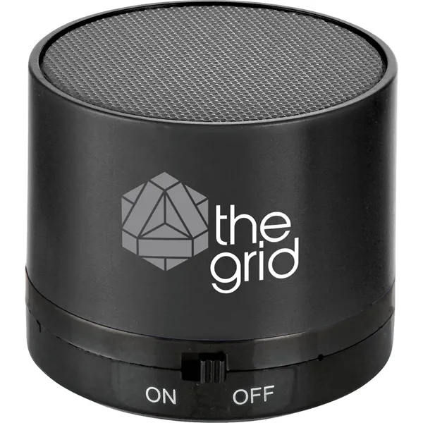 Cylindrical shaped Bluetooth speaker with built-in microphone and Micro USB charging... from ASI 66887 PCNA / Bullet