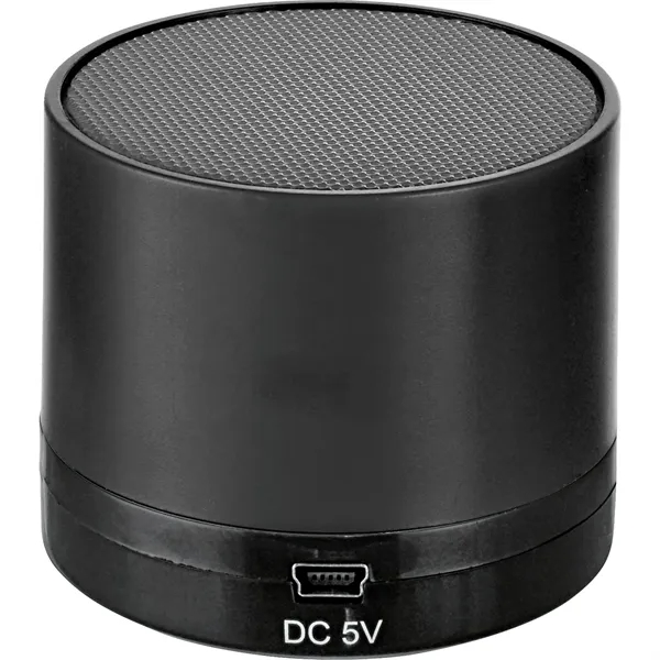 Cylindrical shaped Bluetooth speaker with built-in microphone and Micro USB charging... from ASI 66887 PCNA / Bullet