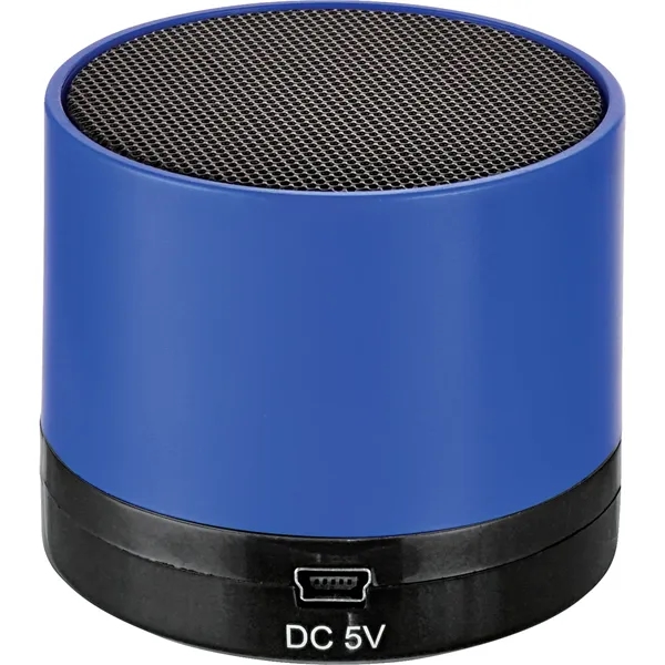 Cylindrical shaped Bluetooth speaker with built-in microphone and Micro USB charging... from ASI 66887 PCNA / Bullet