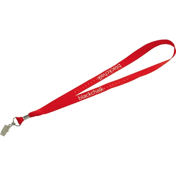 17.5" x 0.75" lanyard with swivel bulldog clip.... from ASI 66887 PCNA / Bullet